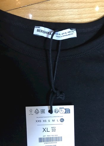 Siyah Uzun Kollu Kadın Tişört - Görsel 2