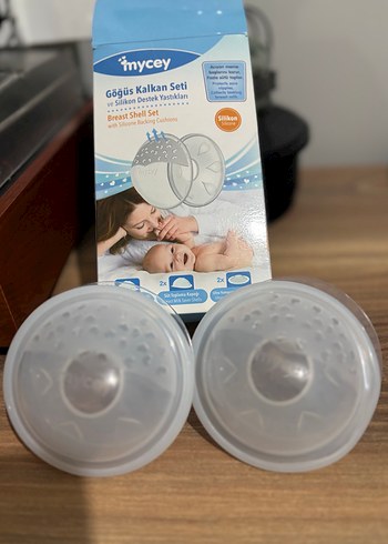 Mycey Gri Silikon Göğüs Kalkan Seti - Görsel 2