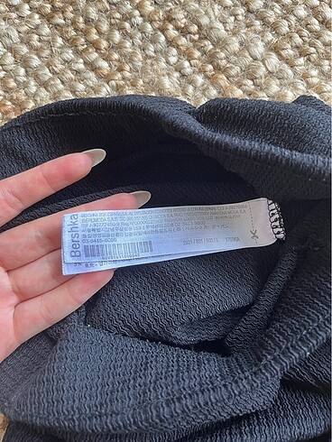 m Beden Bershka siyah kumaş pantolon
