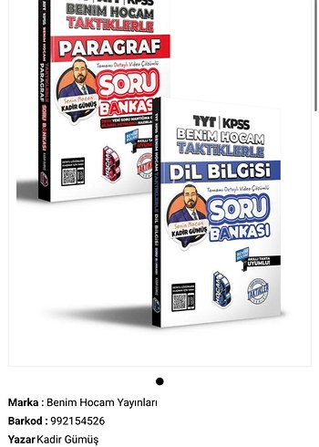 Benim Hocam TYT KPSS Soru Bankası Seti