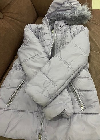 lila çocuk montu - Görsel 2