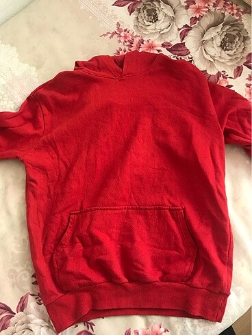KırmıI Kapşonlu Sweat