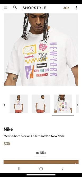m Beden Nike Jordan Newyork T-Shirt