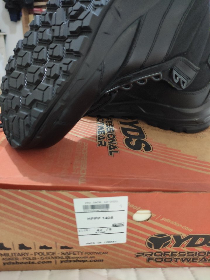 YDS iş ayakkabısı bot 42 numara sıfır kutulu hiç kullanılmamış - Görsel 4