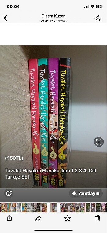 Tuvalet hayaleti hanako-kun set