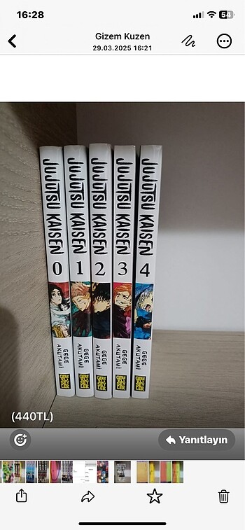 Jujutsu manga set
