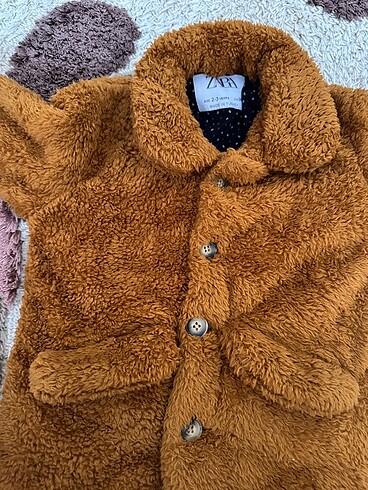 Zara pelüş kaban