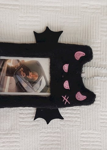 Mor Peluş Kedi Figürlü Kedi Aksesuarı - Görsel 3