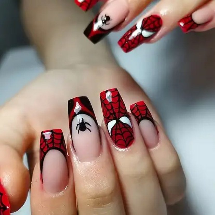 ÖRÜMCEK ADAM TAKMA TIRNAK - Görsel 2