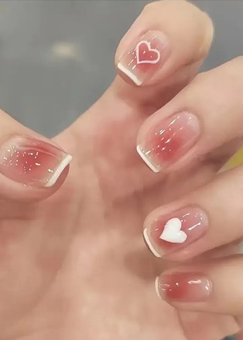 Bej Kalpli Yapay Tırnak Seti - Görsel 2