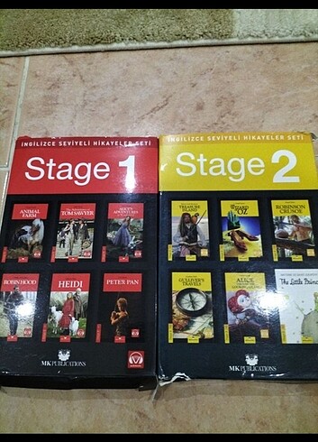 Stage 1-2 iki takım sıfır orjinal set