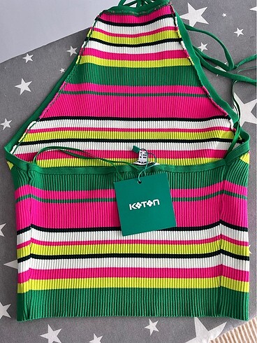 Koton Koton Crop Halter Yaka