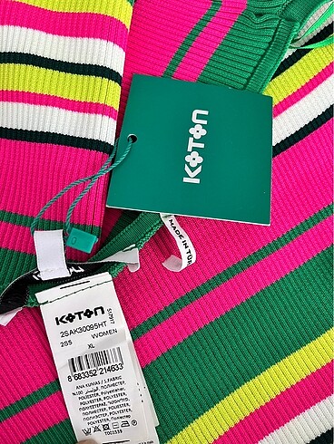 xl Beden Koton Crop Halter Yaka
