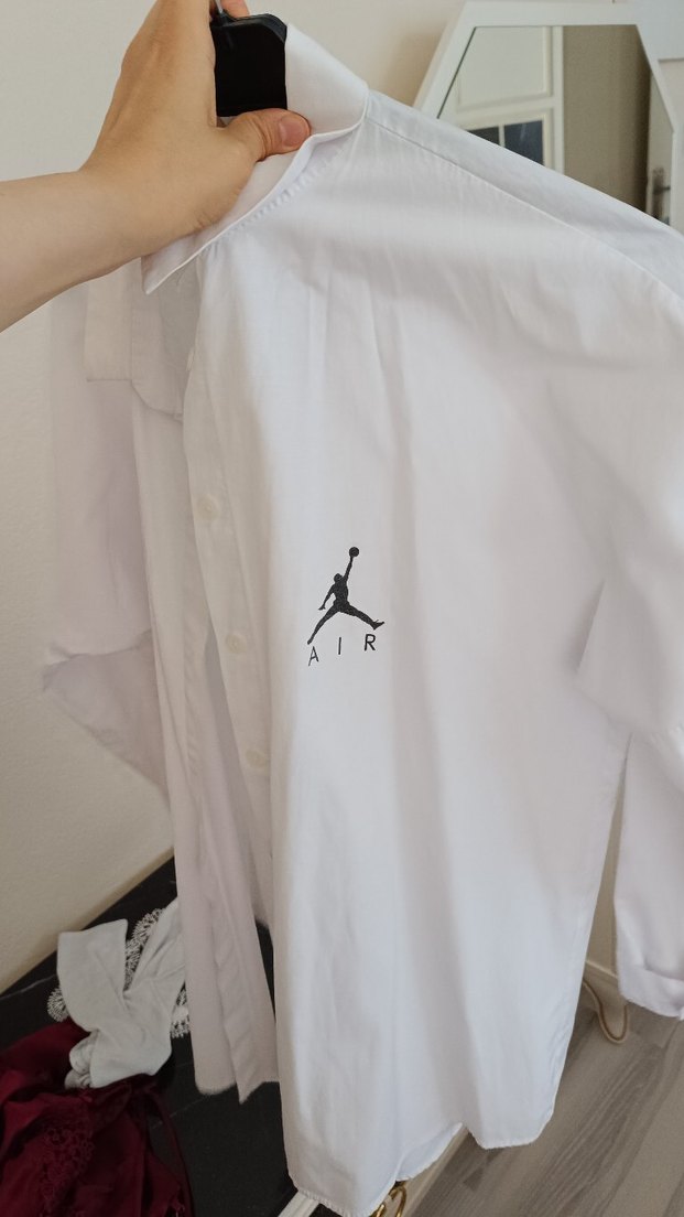 Beyaz Uzun Kollu Gömlek - Görsel 2