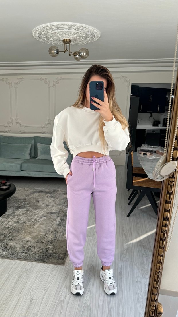 Yavru ağzı kalın eşofman altı - Görsel 2