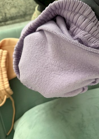 Rahat Kesim Lila Bağcıklı Kadın Eşofman - Görsel 3