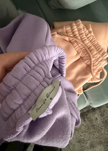 Rahat Kesim Lila Bağcıklı Kadın Eşofman - Görsel 4