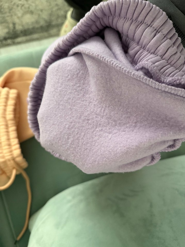 Rahat Kesim Lila Bağcıklı Kadın Eşofman - Görsel 3