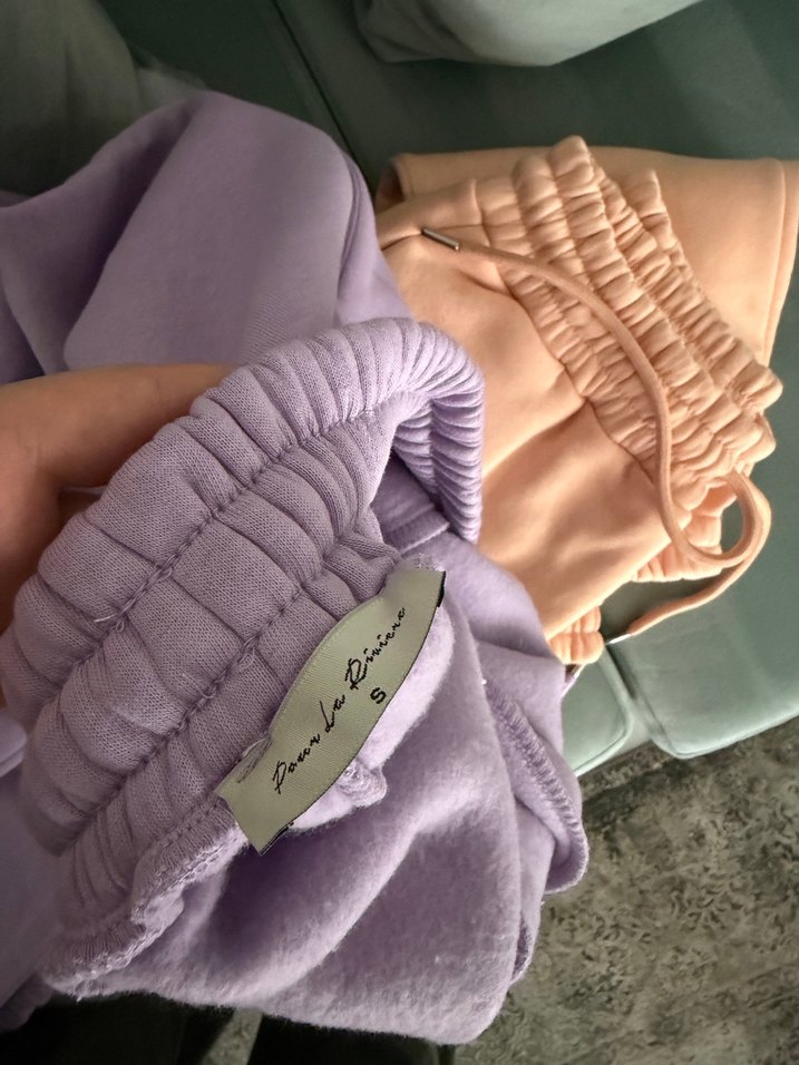 Rahat Kesim Lila Bağcıklı Kadın Eşofman - Görsel 4