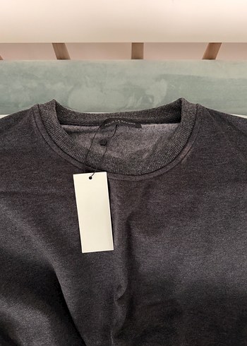 Gri Kadın Rahat Kesim Keten Eşofman Takımı - Görsel 4