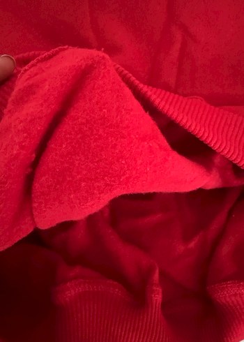 Kırmızı Kadın Rahat Kesim Eşofman Takımı - Görsel 6