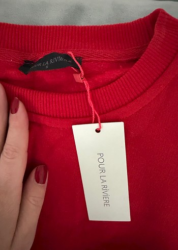 Kırmızı Kadın Rahat Kesim Eşofman Takımı - Görsel 5