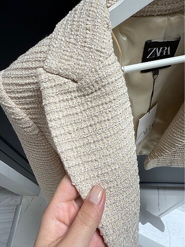 Zara crop ceket - Görsel 6