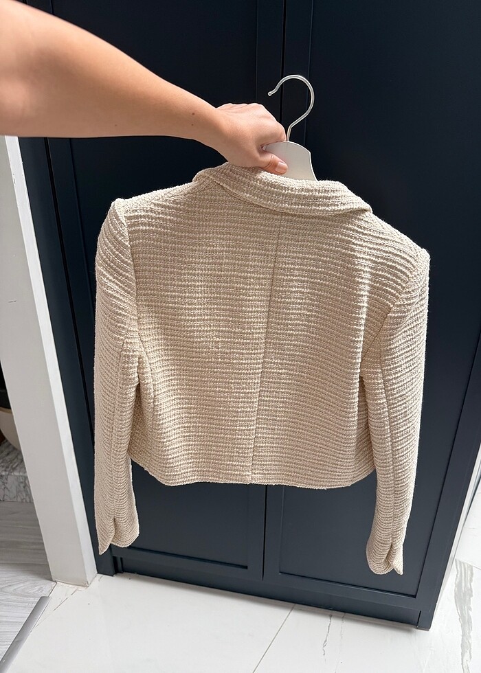 Zara crop ceket - Görsel 5