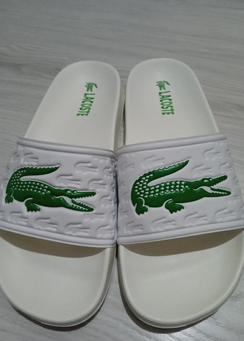 Lacoste Beyaz Erkek Terlikler