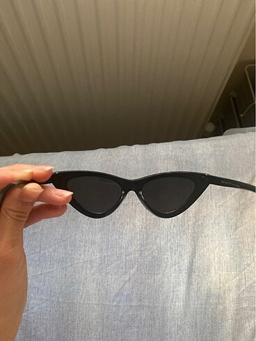  Beden siyah Renk Cat eye güneş gözlüğü