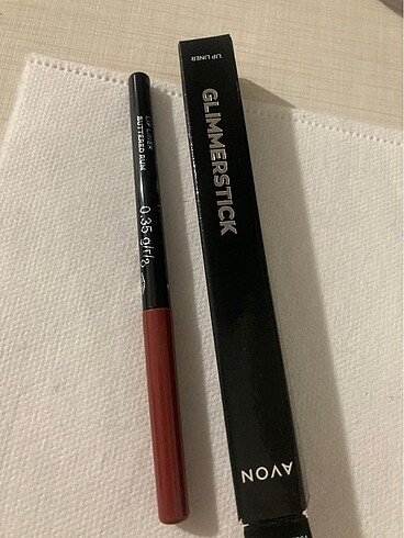Avon 2 adet marvelous mocha mat ruj 1 adet lip liner kalem ruj 1 adet