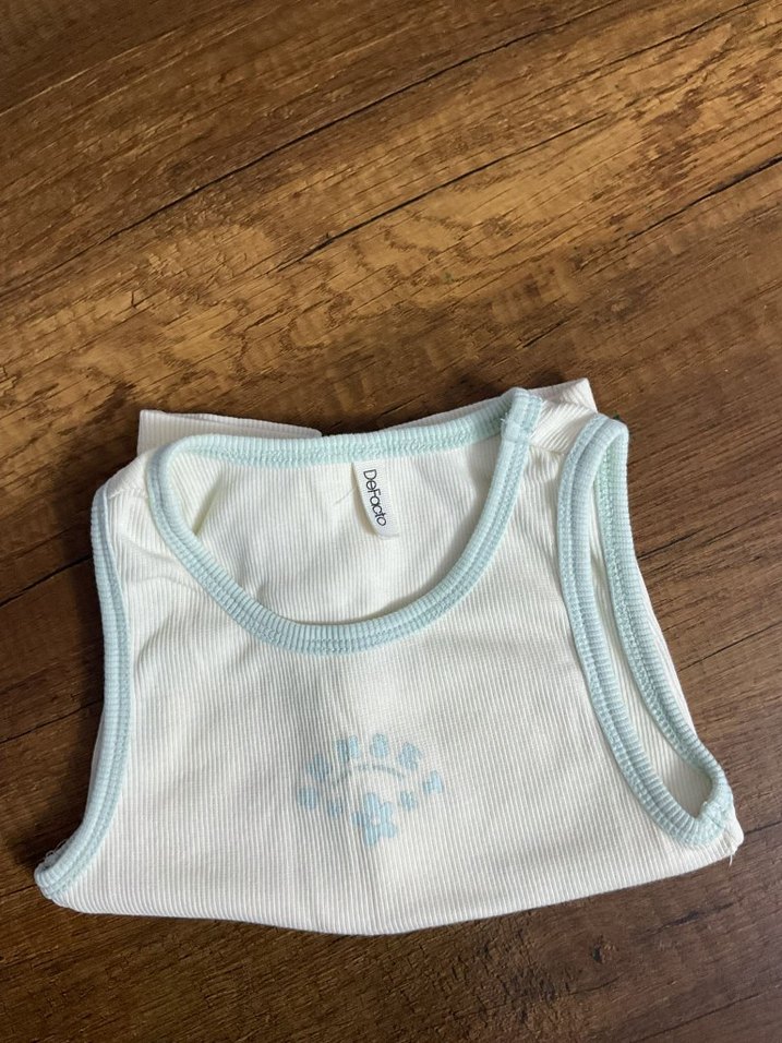 Nakışlı Beyaz Çocuk Atlet Ve Renkli Şort - Görsel 2