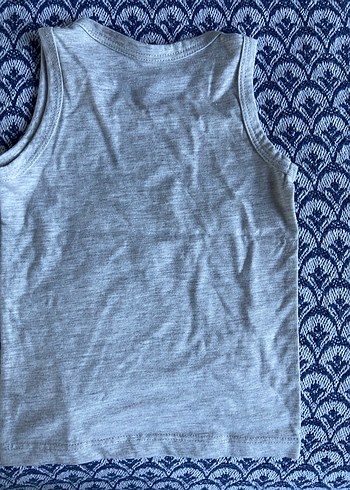 Gri Baskılı Çocuk Atlet - Görsel 4