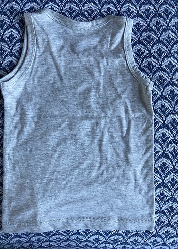 Gri Baskılı Çocuk Atlet - Görsel 5