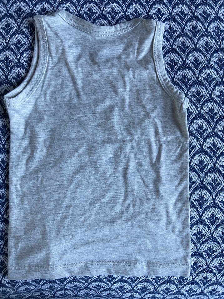 Gri Baskılı Çocuk Atlet - Görsel 5