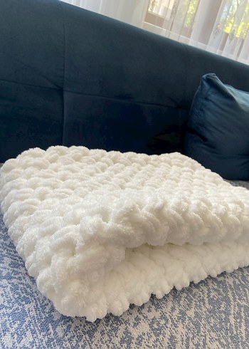 Beyaz Yün Çocuk Battaniyesi - Görsel 2