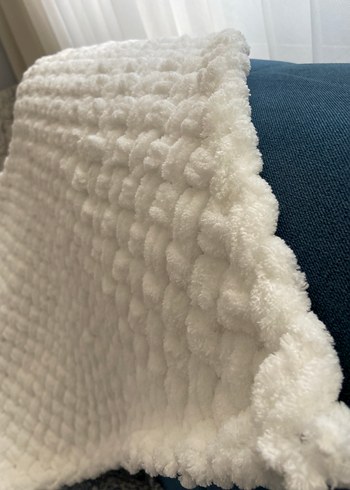 Beyaz Yün Çocuk Battaniyesi - Görsel 7