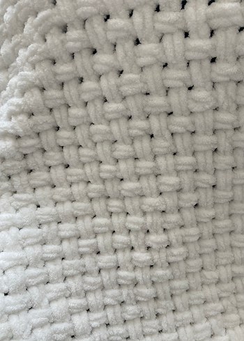 Beyaz Yün Çocuk Battaniyesi - Görsel 6