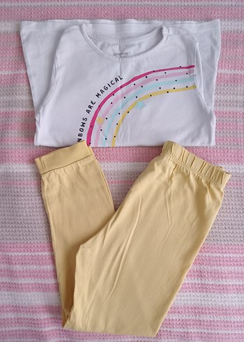 Kız çocuk pijama takımı.