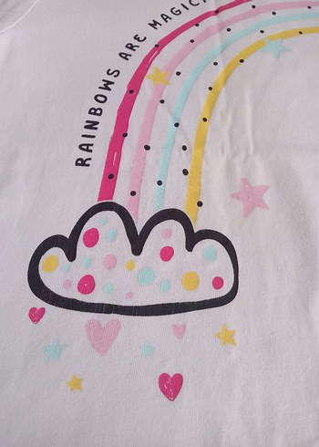 4 Yaş Beden Kız çocuk pijama takımı.