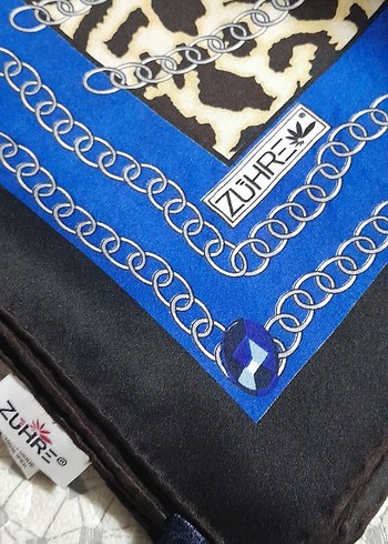 Mavi Kadın Sentetik Kumaş Şal - Görsel 2