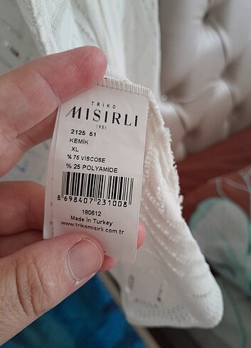 xl Beden beyaz Renk Fileli ceket