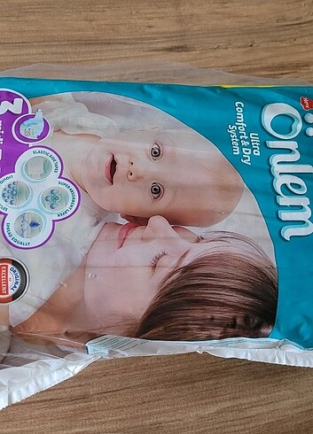 önlem 3 midi 4-9 kg 34 adet bebek bezi