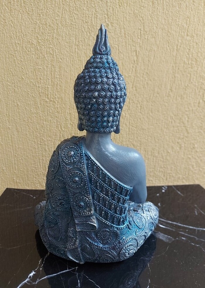 Buddha heykeli buda meditasyon - Görsel 3