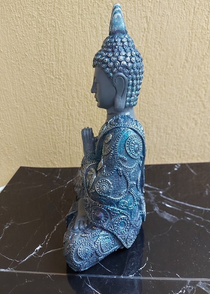 Buddha heykeli buda meditasyon - Görsel 5