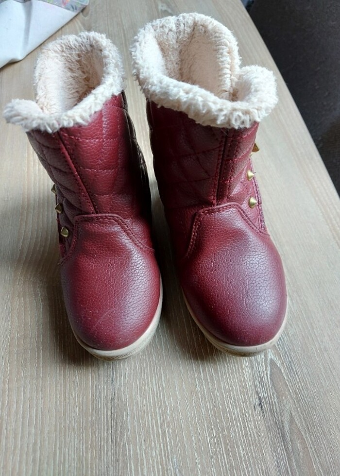 Bordo bot içi kürklü 27 numara - Görsel 2