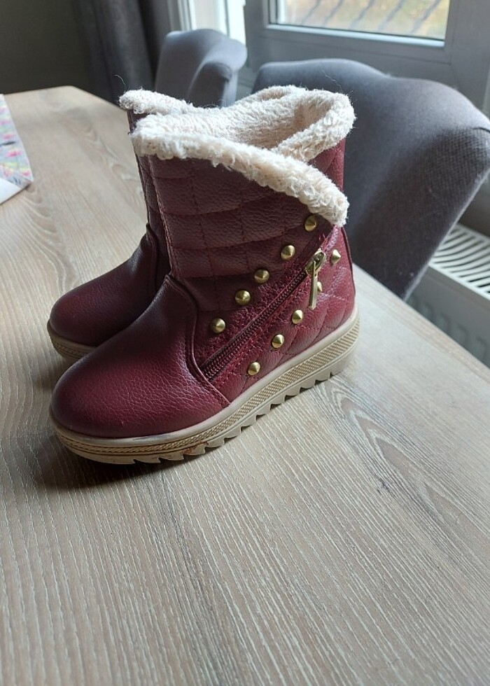 Bordo bot içi kürklü 27 numara - Görsel 3