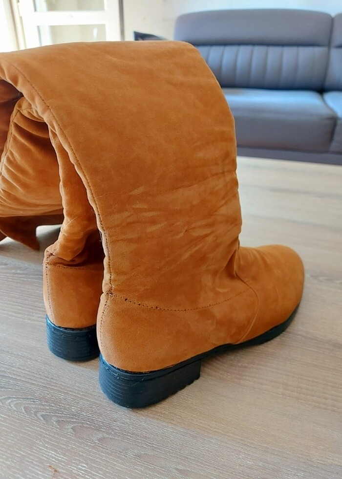 Taba rengi dizüstü çizme 40 numara - Görsel 4