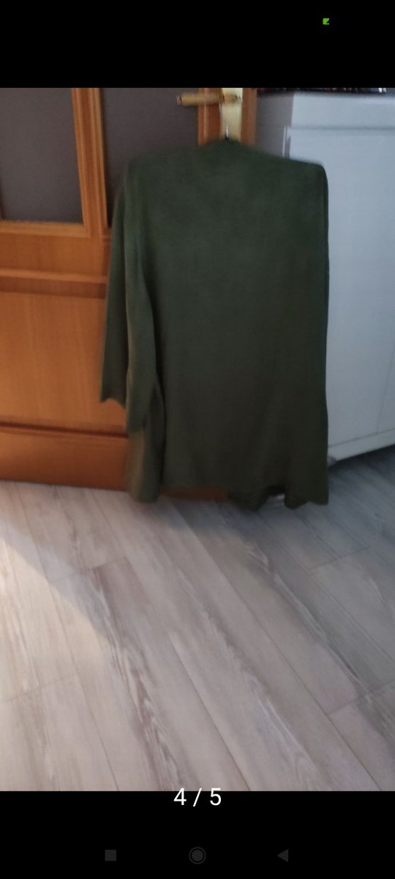 Yeşil yazlık ince tunik ceket - Görsel 2