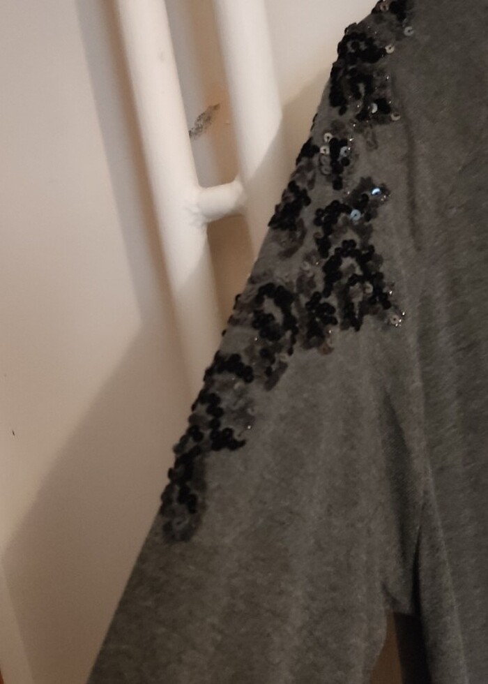 Pullu payetli tunik büyük beden - Görsel 2